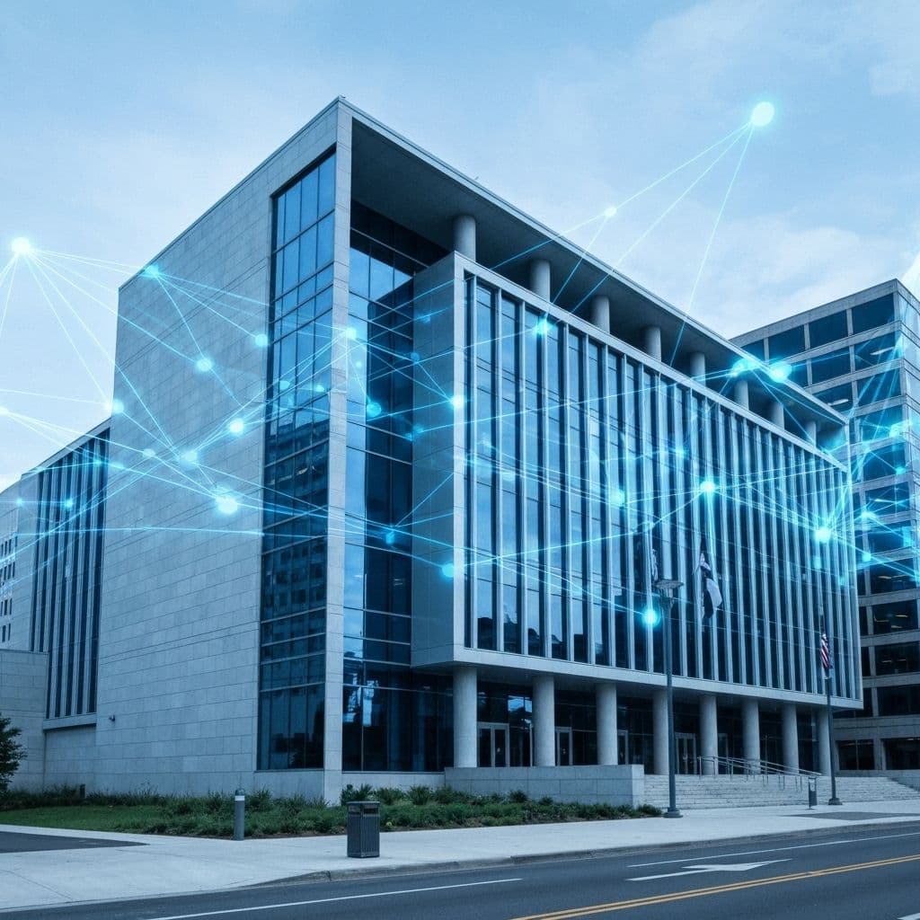 low angle photo of curtain wall building