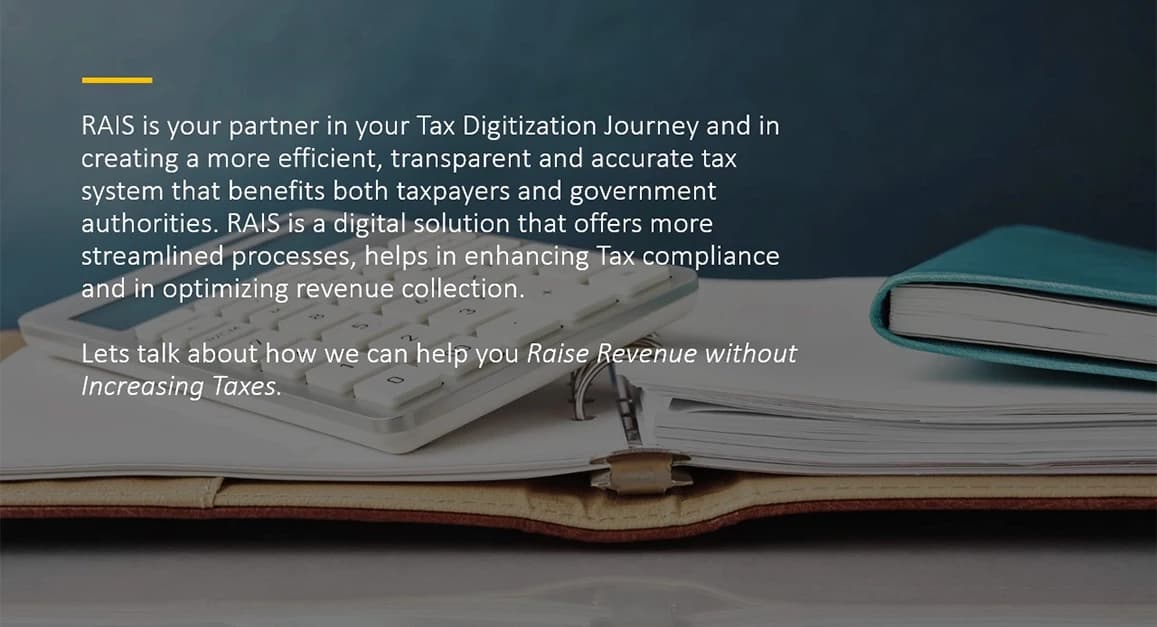 RAIS partner for tax digitization and revenue optimization